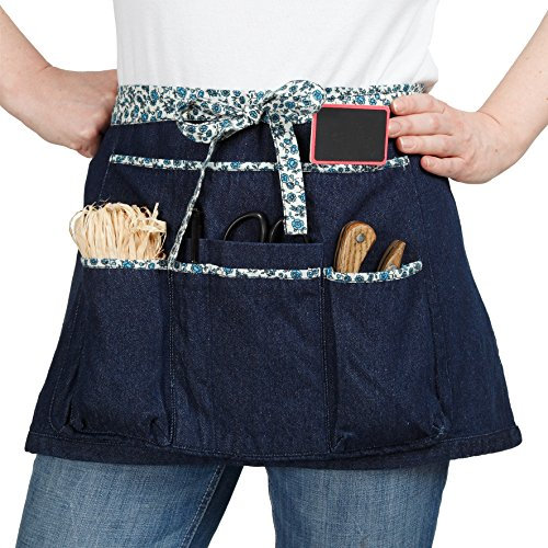 La Cordeline kurze Gärtnerschürze Jeansblau Liberty 64 x 0,5 x 34 cm TJC1BJL