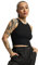 Urban Classics Damen Top Cropped Rib Top, Geripptes Top für Frauen, kurz geschnitten, Slim Fit, erhältlich in vielen Farbvarianten, Größen XS-5XL