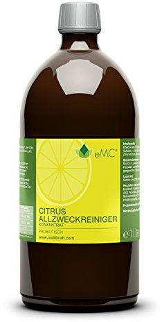 eMC Allzweckreiniger Citrus - umweltfreundliche Wahl für hygienische Sauberkeit & erfrischende Zitrusduft-Erlebnisse in allen Räumen - mit probiotischen Mikroorganismen, 0,5 Liter