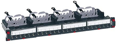 Legrand 033760 Panneau de Brassage Droit, 24 Connecteurs, UTP