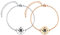VU100 2PCS Kompass Armband für Frauen Männer Mädchen Freundschaft Schmuck Set, Geschenk für Beste Freunde Paar Familie Freundin