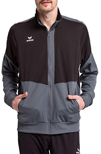 Erima Herren Squad Worker Jacke (1032025), schwarz/slate grey, M