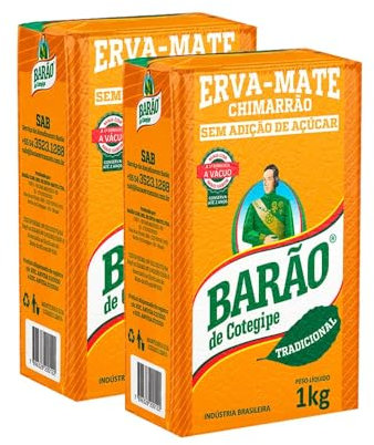 Pack Erva Mate Tradicional Barão para tomar Chimarrão - 2x 1kg