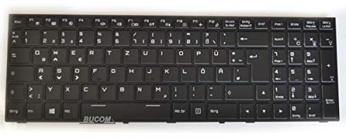 Hyrican Striker 1550 Gaming Notebook Tastatur für Clevo P650HS DE mit Backlight