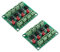 HALJIA 2 Stücke PC817 4-Kanal Optokoppler Isolation Board Spannungskonverter Adapter Modul 3,6-30V Treiber Photoelektrisch Isoliertes Modul PC 817