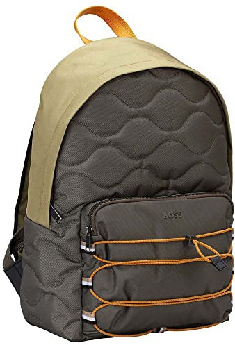 BOSS Herren Aspen_Backpack Rucksack Open Green344 One Size