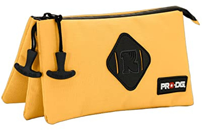 PRO-DG Unisex 04187 Smart Dreifach Federmäppchen Yellow, Gelb, Einheitsgröße