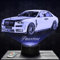 Nachttischlampe - Touch-Nachtlicht Auto Phantom 3D-LED-Lampe Illusion, Geschenkidee Weihnachten Geburtstag Junge und Mädchen Nachttischlampe Kinder- oder Erwachsenenzimmer