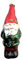 Wichtel Zwerg Gnom grün Weihnachtsbaumkugel Glas Christbaumschmuck Weihnachten 4