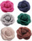 URFEDA 6pcs Fleur Broche Corsage Tissu Camélia Broche Vintage Broche Pince Veste Pull Bijoux Cadeau pour Vêtements Sacs à Dos Décor Mariage Noël Femme Vetement Décoration Accessoires Type 2