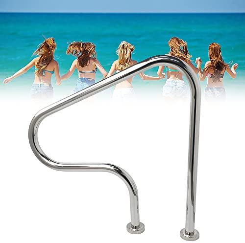 Main courante de piscine Main courante de piscine, poignée en acier inoxydable 304, main courante de main courante de piscine pour piscine, entrée en pente, spa, parc aquatique
