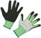 Keron ThinkGreen Allround - Guantes de espuma de látex, talla 6/XS, color verde y blanco