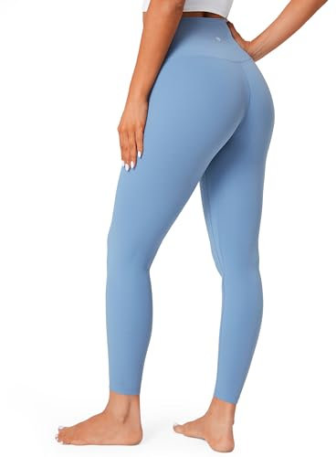 BAYDI Leggings Damen High Waist Sport Leggings Naked Feeling Blickdicht Gym Leggings für Yoga, Jogging, Sport und Outdoor - 25 Inches