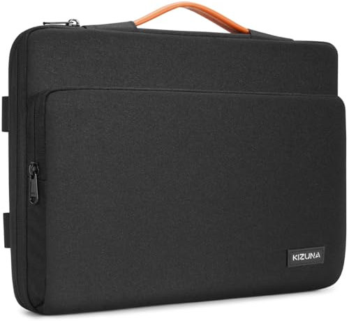 KIZUNA Laptop Bag Case 13.3 Inch Computer Shoulder Sleeve Briefcase For MacBook Pro 14 M2 M1/13 MacBook Air/14 IdeaPad Flex 5i/14 Lenovo ThinkPad X1 Carbon/14 Lenovo Yoga 9i 7i/IdeaPad C340,Black