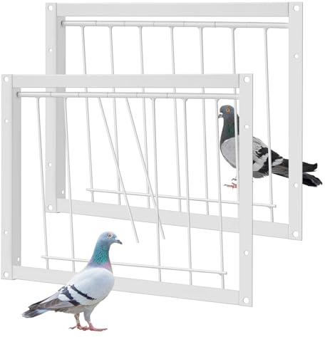 Suzile 2 Pcs 11.81 x 10.24 Pigeon Trap Door Entrance Racing Pigeon Cage