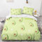 Fadaing Avocado Bettwäsche 135x200 Kinder Cartoon Avocado Muster Bettbezug Set Mit Reißverschluss Und 2 Kissenbezug, Weiche Mikrofaser Bettwäsche-Sets (8,Single 135 X 200 cm)