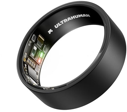 ULTRAHUMAN Ring AIR – Smart Ring für Damen und Herren | Schlaf, Fitness, HRV -Tracking, Stressanalyse & Zyklusüberwachung | Kein ABO | Bis zu 6 Tage Akkulaufzeit | (Größe 5)