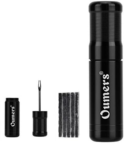 Oumers Tubeless-Reparaturset für Fahrradreifen, Fahrradreifen-Reparaturwerkzeug für Reifenpannen, unverzichtbares Fahrrad-Reparaturwerkzeug für schlauchlose Reifen mit 5 Streifen