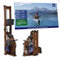 CF Rudergerät aus Holz, zusammenklappbar, für Erwachsene, Unisex, mit LCD-Display und Widerstandsstufen, 2130 x 520 x 560 mm