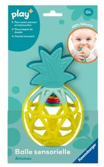 Ravensburger Play + - Balle sensorielle : ananas - Jouet bébé dès 6 mois - version française - 34013