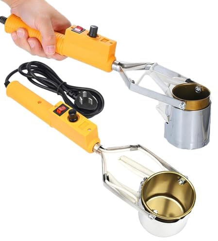 ZBOLI Pot de Fusion de Plomb portatif, creuset de Soudure pour Four de Fusion Portable, capacité de 500/1500/3000 g pour couler l'étain, Outils de soudage électriques, Fournitures de soudage, Faire A