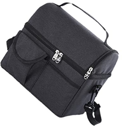 CATIEBYE Doppelte Isolierte Lebensmitteltasche Isoliertasche Frischhaltepaket Große Wickeltasche Babytasche Mit Für Lunchboxen Obst Getränke Und Snacks Leicht Und Faltbar Für Täglichen