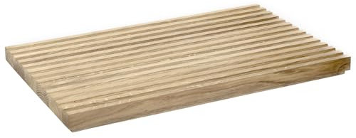 APS 764 GN 1/1 Brotschneidebrett VALO, Eichenholz (geölt), mit Antirutsch-Füßchen, 53 x 32,5 cm, Höhe 3,5 cm