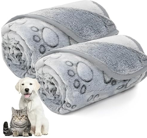 CULEO Copertine per cani,2 pezzi Coperte per animali domestici Coperte calde per cani e gatti