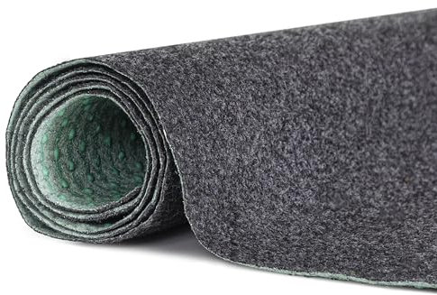 Mazovia Kunstrasen Anthrazite für Balkon, Terrasse, Patio, Pavillon Outdoor, auf Meter, Wasserdicht, UV-beständigt - Oeko-TEX® Zertifikat - 300 x 200 cm