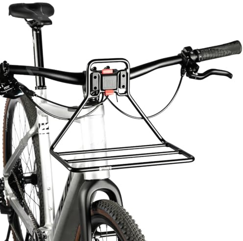 Tour Rack - Porte-bagages avant pour adaptateur de guidon KlickFix (noir)