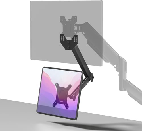 Universal VESA Mount Adapter for Portable Screen,Monitor Arm Extension Arm, Fits VESA 75x75&100x100,Quick Installation