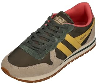 Gola Damen Sneakers Daytona Chute Dark Khaki Bone Pollen