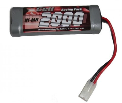 XCell 7,2V 2000mAh Racing Akku Pack R/C Modellbau NiMH Akku