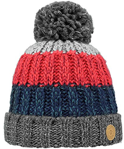Barts Jungen Wilhelm Beanie Boys Baskenmütze, Grau (Anthracite 0019), 55
