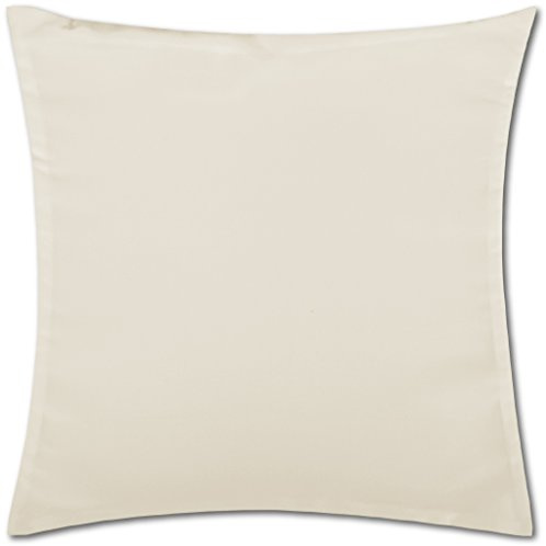Bestlivings Kissenbezug Beige (60x60 cm) mit verdecktem Reißverschluss - viele Größen und Farben