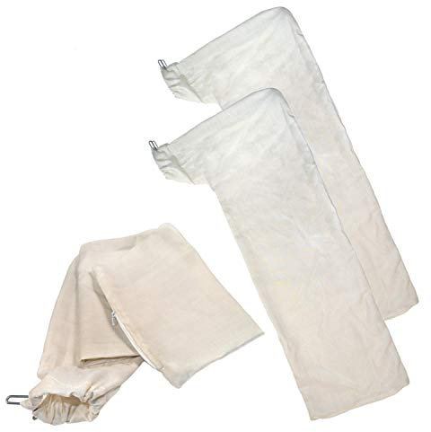 HQRP 3-Pack Table Saw Dust Collector Bag Compatible with Bosch 4000 4100 10-inch Tablesaws, TS1004 Replacement