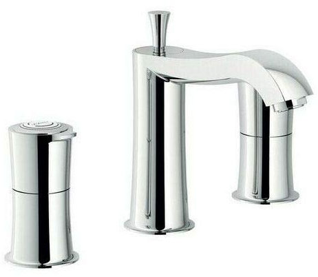 SI98211/1CR RUBINETTO TRADIZIONALE BATTERIA LAVABO 3 FORI SCARICO 11/4 NOBILI