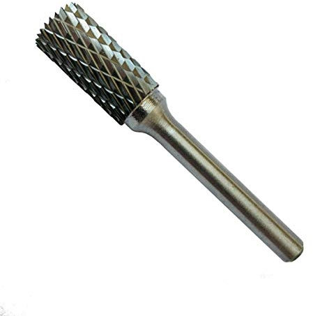 Frässtift Wolframcarabid Hartmetallfräser Fräser Fräskopf 6 mm - Zylinder, 12x25mm