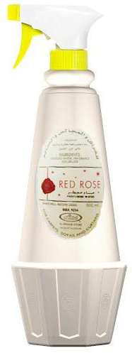 Textilerfrischer von Al Rehab 500ml Orientalisch Raumspray aus Emiraten Alkoholfrei Oud Weihrauch duft (Red Rose)