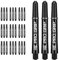 Target Darts 10 x Sätze of Schwarz Pro Grip Dartschäfte Zwischenzeitlich - 30 Dartschäfte Insgesamt