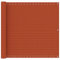 vidaXL Ecran de Balcon Brise-Vue Brise-Vent Store de Jardin Ecran de Protection Ecran d'Intimité Jardin Extérieur Orange 90x500 cm PEHD
