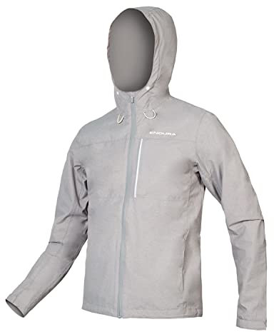 Endura Hummvee Hooded Waterproof Mens MTB Jacket Small Fossil
