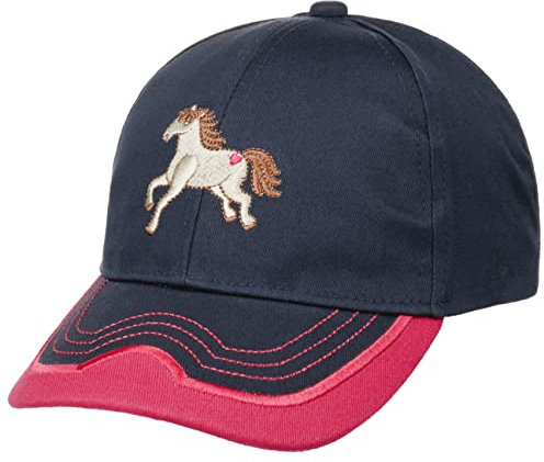 fiebig Kappe mit Stickerei | Baseballcap mit Aufnäher | Kinder Baseballkappe mit Klettverschluss (51, Pink)