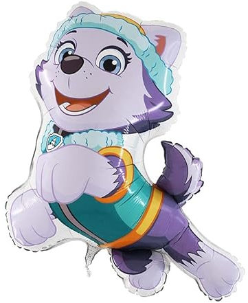 doriantrade Folienballon Everest Paw Patrol Figuren Luftballon ca. 80cm Helium Folienballons Luftballons Ballons Geschenk Ballon Jahrmarkt Kirmes Rummel