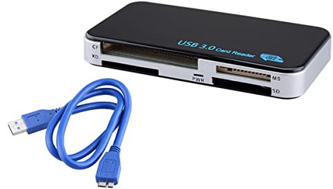 BOWONG All in One USB 3.0 Compact Flash Multifunzionale Lettore di Schede di Memoria Adattatore per Micro SD XD CF M2 MS Super Speed
