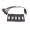 Socobeta 3,7 V 1200 MAh Lithium-Akku, Drohnen-Ersatzakku mit 5-in-1-Ladekabel für E58 L800 JY019 RC Quadcopter Ersatzteil