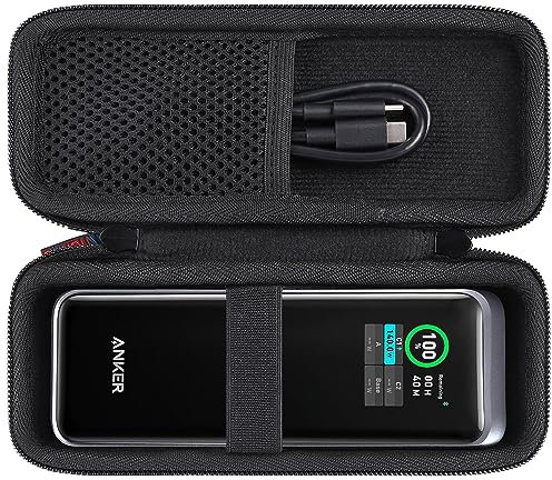 Khanka Hard Travel Case Compatible with Anker Prime 27.650mAh Powerbank (250w) Portable Charger,Case Only