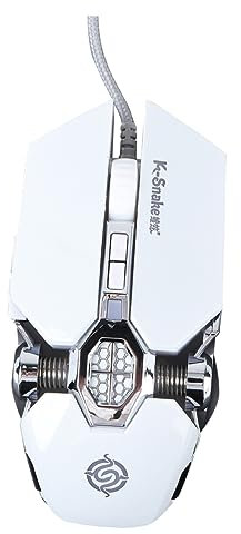 PartyKindom 1pc Gaming Mouse Gaming Mouse Black Light Computer Gaming Mice No Gaming Mice Led Backlit Top Wired Plastic (matte Electroplating Paint) Mechanical Mouse Profession Office