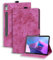 Succtopy Custodia Lenovo Tab P12 12.7 Pollici 2023 Cover in Pelle PU Flip Portafoglio con Porta Penna Lenovo Tab P12 2023 Custodia Protettiva con Slot Card Case Lenovo Tab P12 12.7 2023 Rosso Rosa
