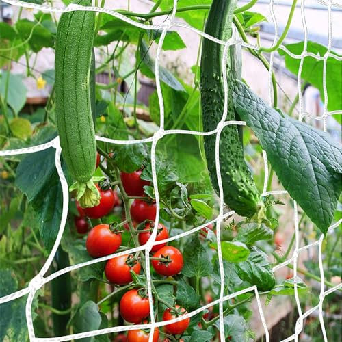 1.5Mx9M All-Weather Trellis Netting Mesh Plant Garden Vine Growing Flexible String Net,Trellis Netting, Garden Trellis Netting for Climbing Plants